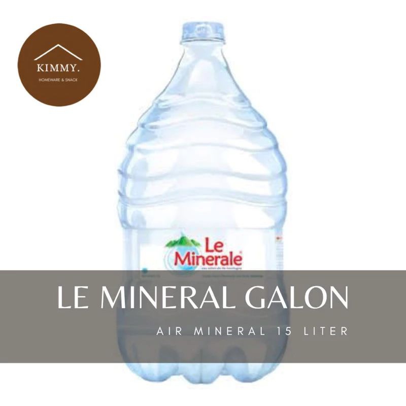 

Air Minum Le Minerale Galon 15 Liter