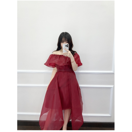 (DIJAMIN REALPICT) MIDI DRESS NATAL DORIA ZIGZAG | REKOMENDASI OUTFIT BAJU PESTA KONDANGAN WANITA GA