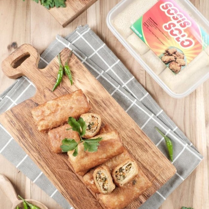 

Sosis Solo Frozen Isian Daging Cincang Ayam Fresh - isi 15pcs