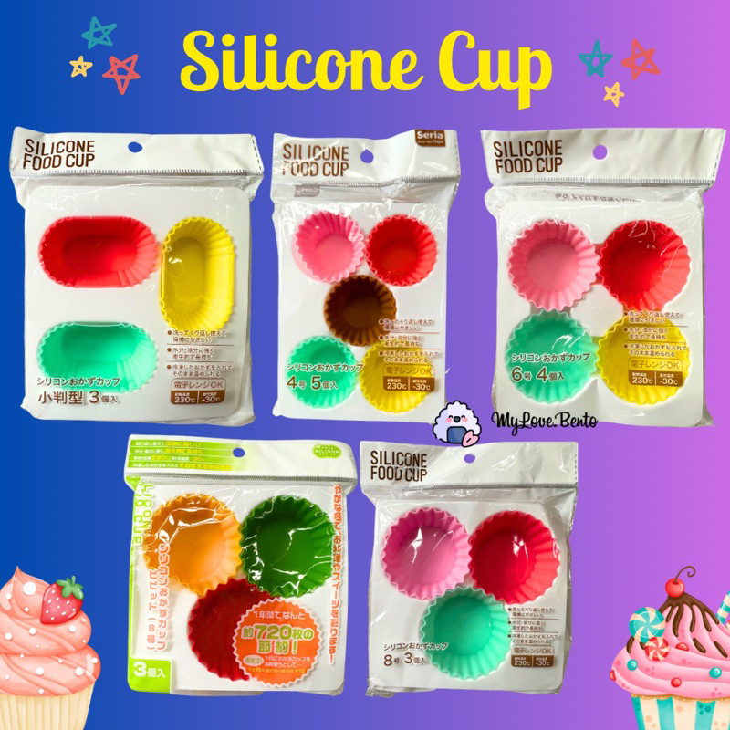 Silicone Cup Bento Silikon Wadah Makanan Wadah Lauk Mini Silikon