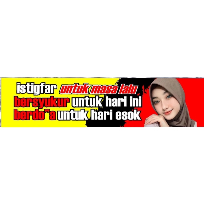 stiker bak belakang cary pu.L300 Granmax