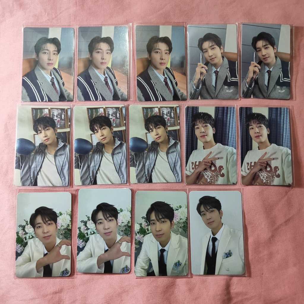WONWOO PHOTOCARD WONU PC FML (seragam selca telfon boxing tonjok reg peace carver carat ver)