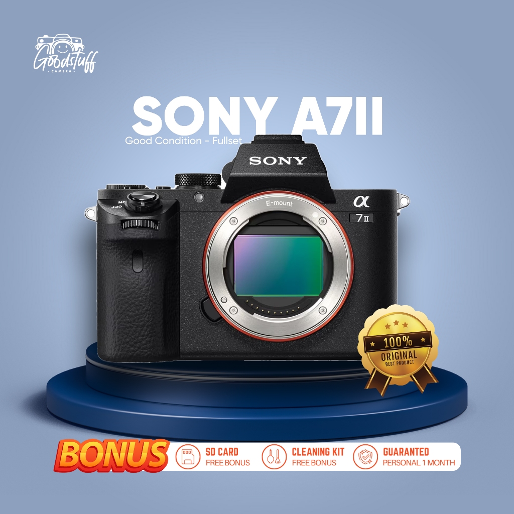 KAMERA SECOND LIKE NEW SONY A7II BODY ONLY MURAH BUKAN CAMERA A6000 A6300 BANYAK BONUS