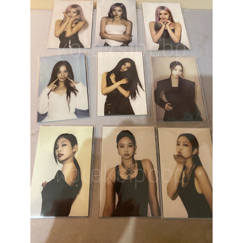 (CLEARANCE SALE) Blackpink Photocard official pc jisoo jennie rosé the album