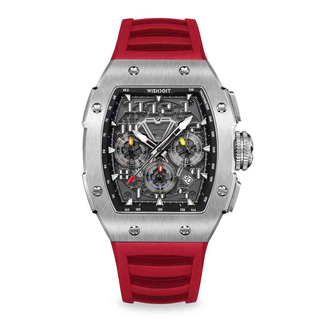 WISHDOIT - The Chrono Gt silvery watch / Homage Richard Mille