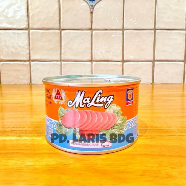 

TTS MALING PORK LUNCHEON MEAT 397GR (DAGING BABI MALING TTS / CANNED PORK LUNCHEON MEAT / HAM WOST / NON HALAL)