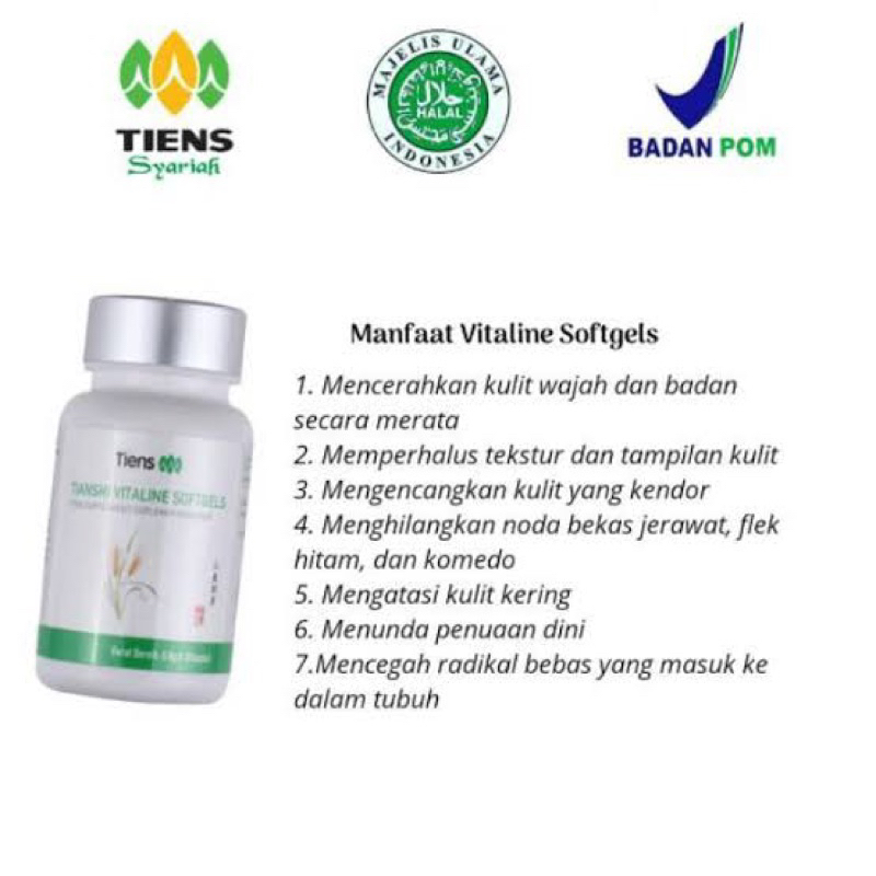 Vitaline Softgel Tiens Original
