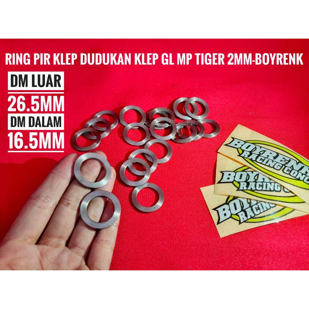 (1PCS)DUDUKAN PIR KLEP SEAT VALVE TATAKAN PER KLEP GANJELAN PER KLEP RING PIR KLEP GL MP