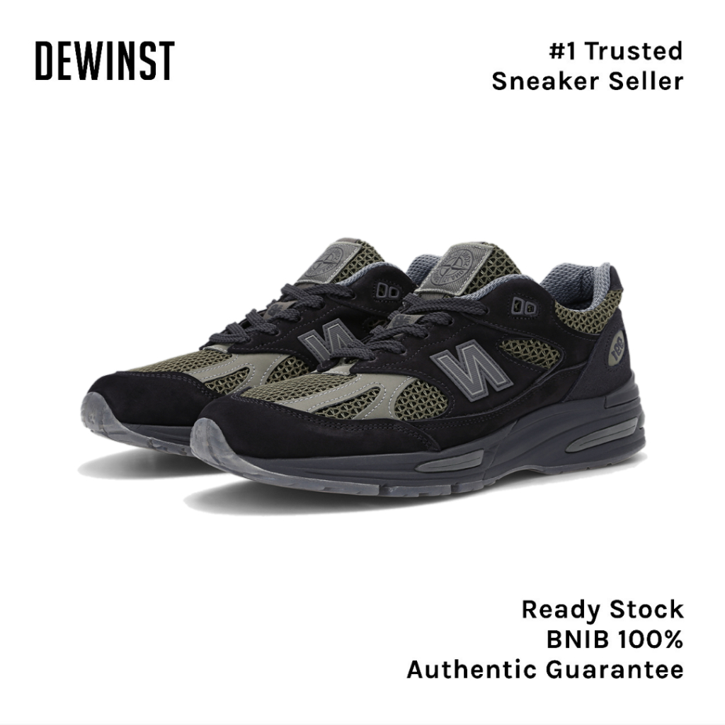 New Balance 991V2 MiUK Stone Island Black BNIB RESMI ORIGINAL