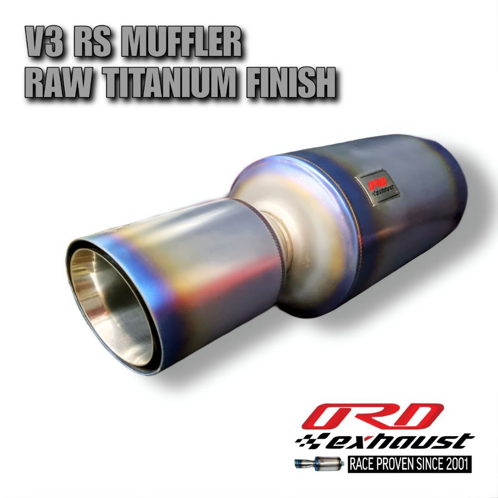 Muffler V3RS bolt on ORD exhaust ordexhaust knalpot jazz ge / brio /freed
