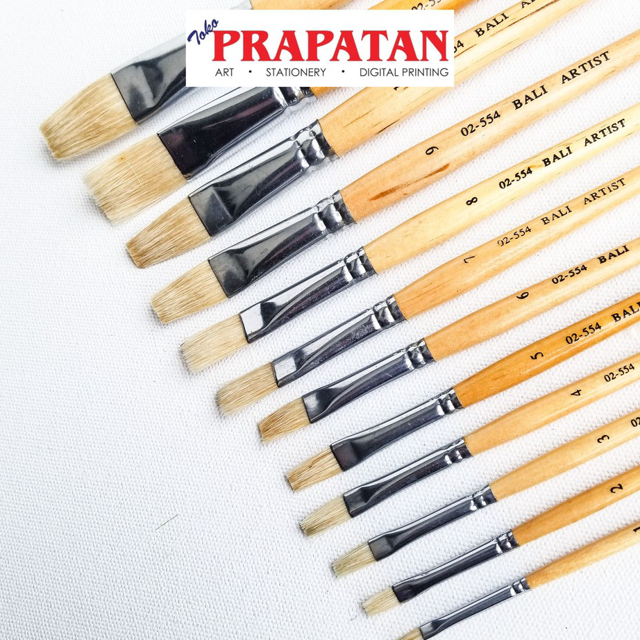 

Ready Stock Kuas Lukis Bali Artist 02-554 / Kuas Lukis Cat Minyak