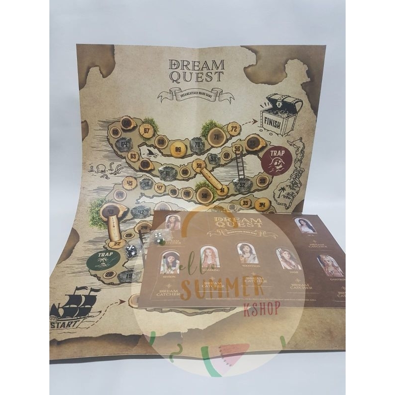 Dreamcatcher Dreamquest MD Board Game Photo Sticker Poster