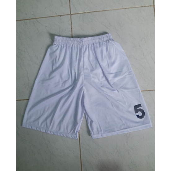 Ready Stock Celana kolor hitam polos celana olahraga celana bola futsal pria wanita