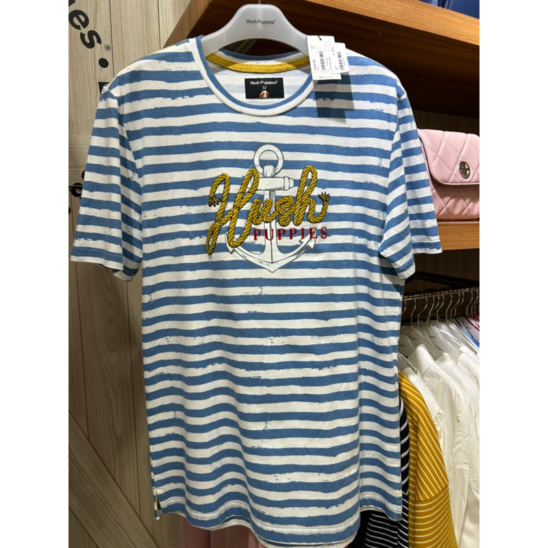 KAOS PRIA GARIS HUSH PUPPIES NEW ARRIVAL SALE