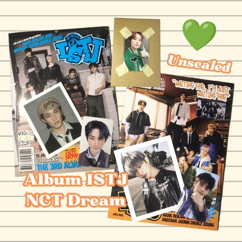 ✨Album ISTJ NCT Dream (unsealed) - POB Dyandra ISTJ NCT Dream✨