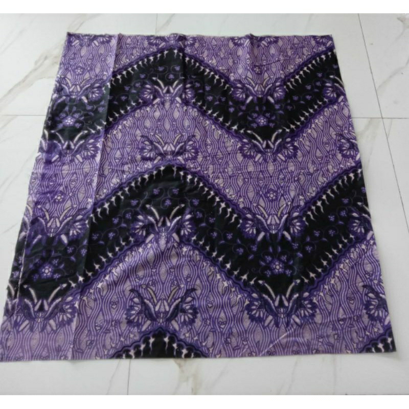 Kain Batik Ungu Jarik Kebaya Kode 1723 Couple Katun Printing Sogan Lawasan Seragam Bridesmaid Metera