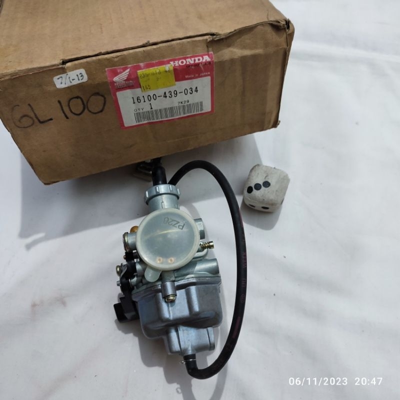 carburator karburator karbu honda gl100 gl cb 100 cb100 original AHM Japan nos