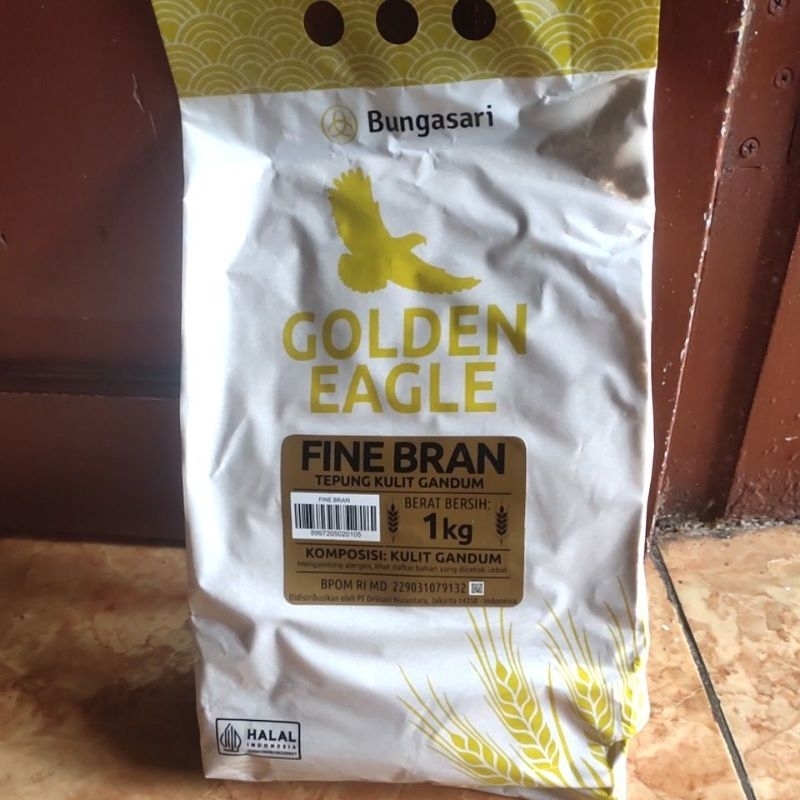 

TEPUNG GANDUM GOLDEN EAGLE FINE BRAN 1KG