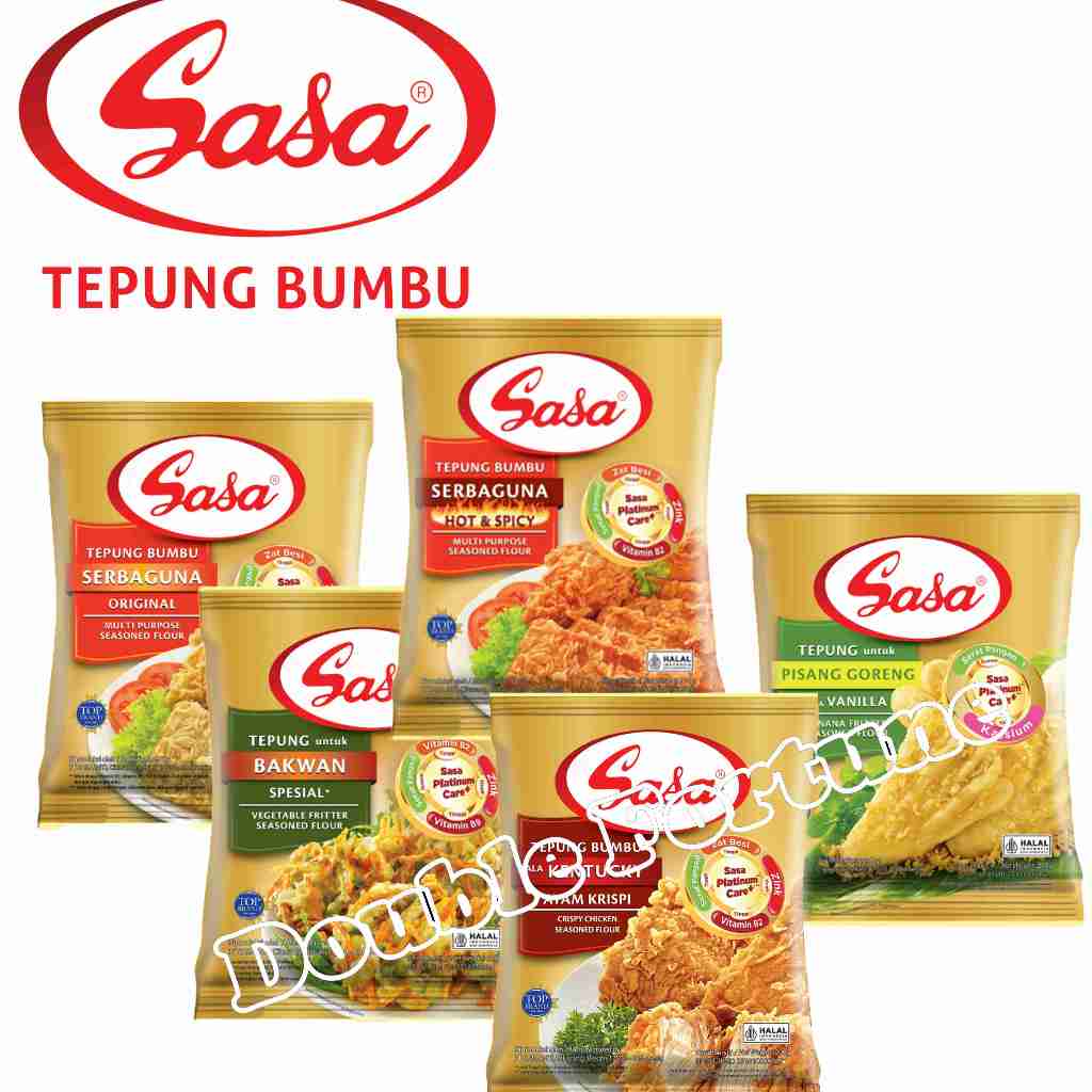 

SASA TEPUNG BUMBU BAKWAN HOT SPICY PISANG GORENG KENTUCKY KRISPI 210/225gr BUMBU MASAK INSTAN