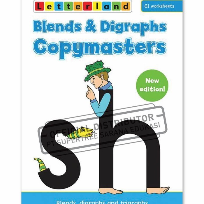 

Letterland Blends & Digraphs Copymasters Book New Edition