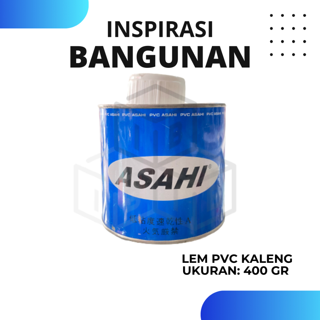 

ucl_gramari - lem pvc asahi kaleng 400gr / lem serbaguna pvc 400 gram