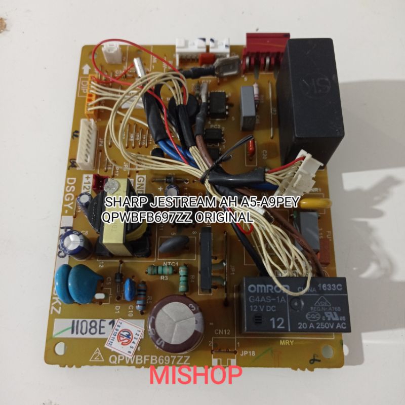 MODUL PCB AC SHARP JESTREAM AH A5PEY-AH A9PEY QPWBFB697JBZZ R22 ORIGINAL PART