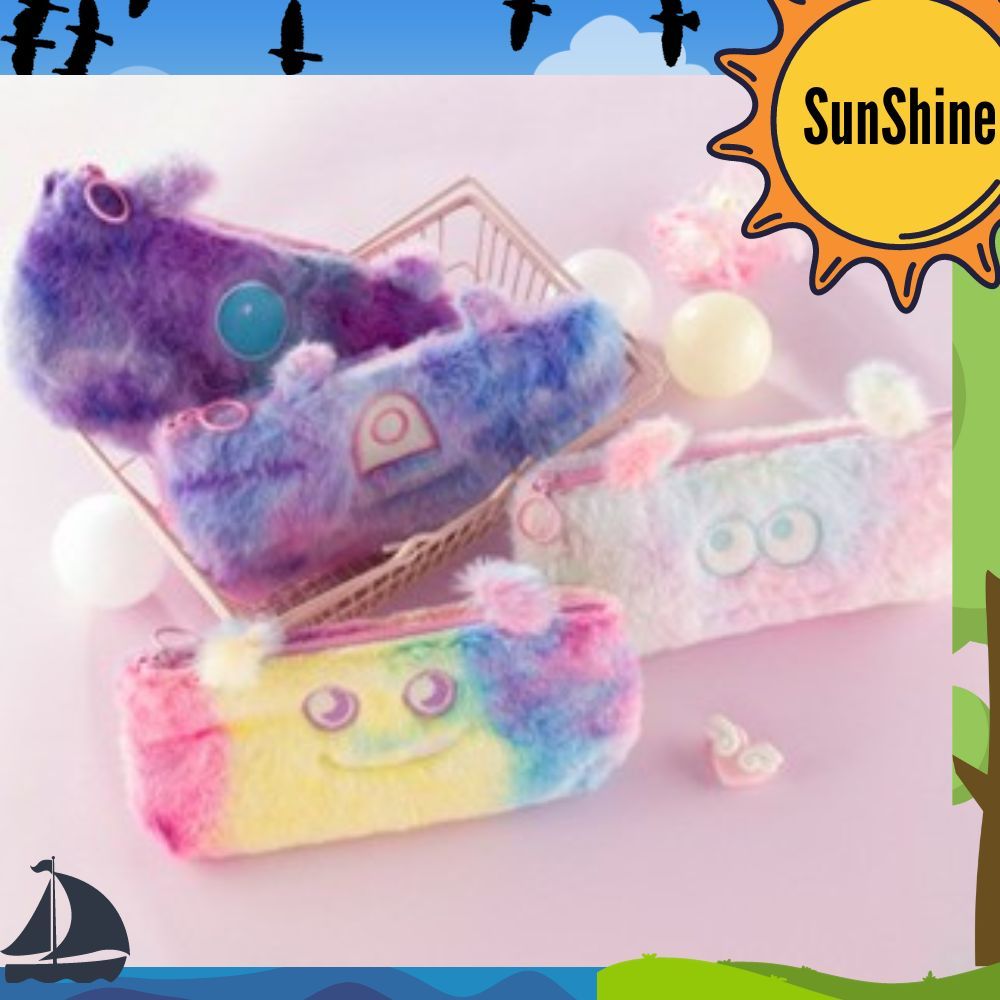 

✨Sunshine Fancy✨ Kotak Pensil Bulu / Pensil Case Gradient Eye Monster SK0094
