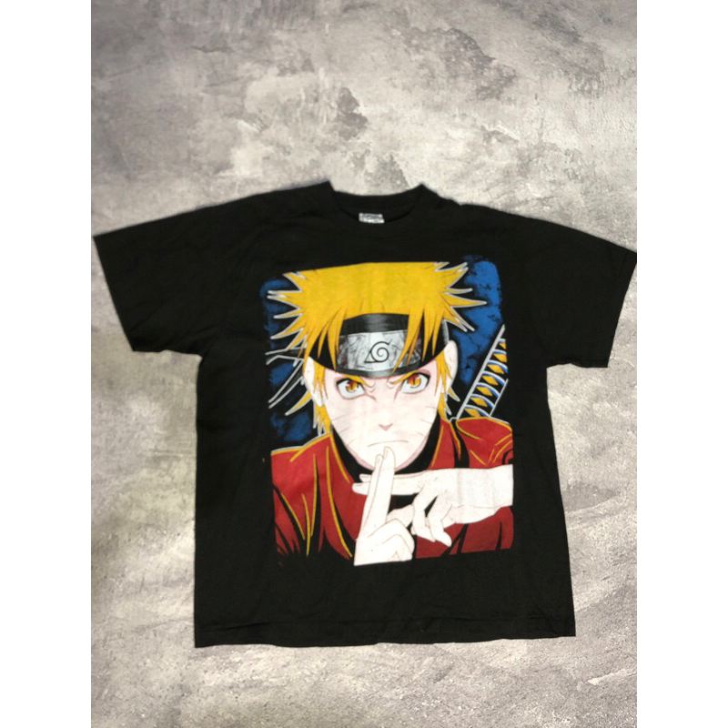KAOS NARUTO - DIORDER HITAM FULLTAG ORIGINAL TSHIRT NARUTO  OVERSIZE VINTAGE