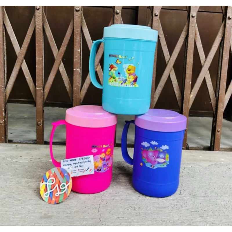 [ISI 6 BUAH] Gelas / Mug Excelso dengan drat | Cangkir Anti Tumpah Plastik
