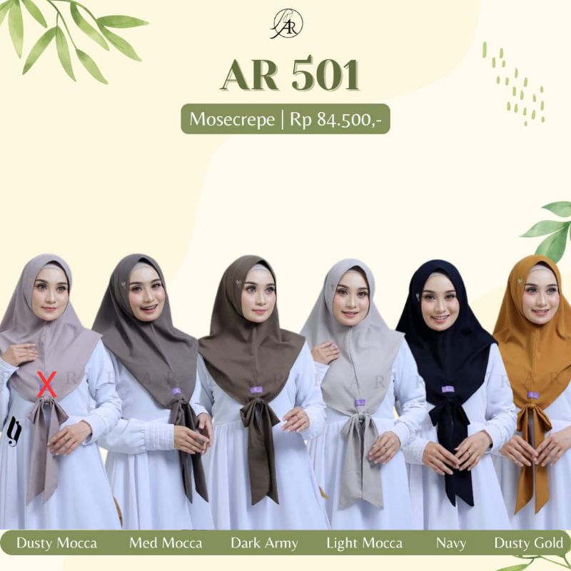 AR 501 HIJAB INSTANT AR RAFI ✅