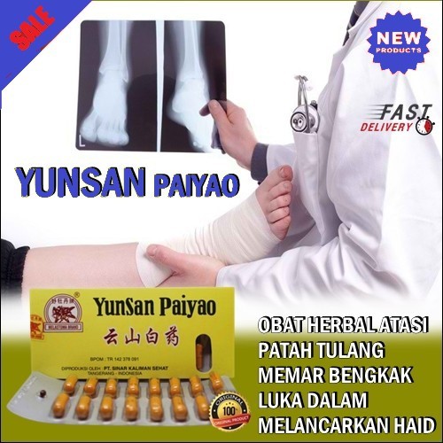 obat china yunsan paiyao original Atasi patah tulang akibat jatuh kecelakaan  pengobatan luka dalam 