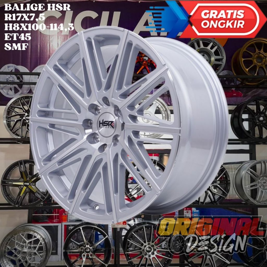 Velg Mobil Mazda2 , Fiesta , Raize , Rocky , HSR BALIGE Ring 17 R17