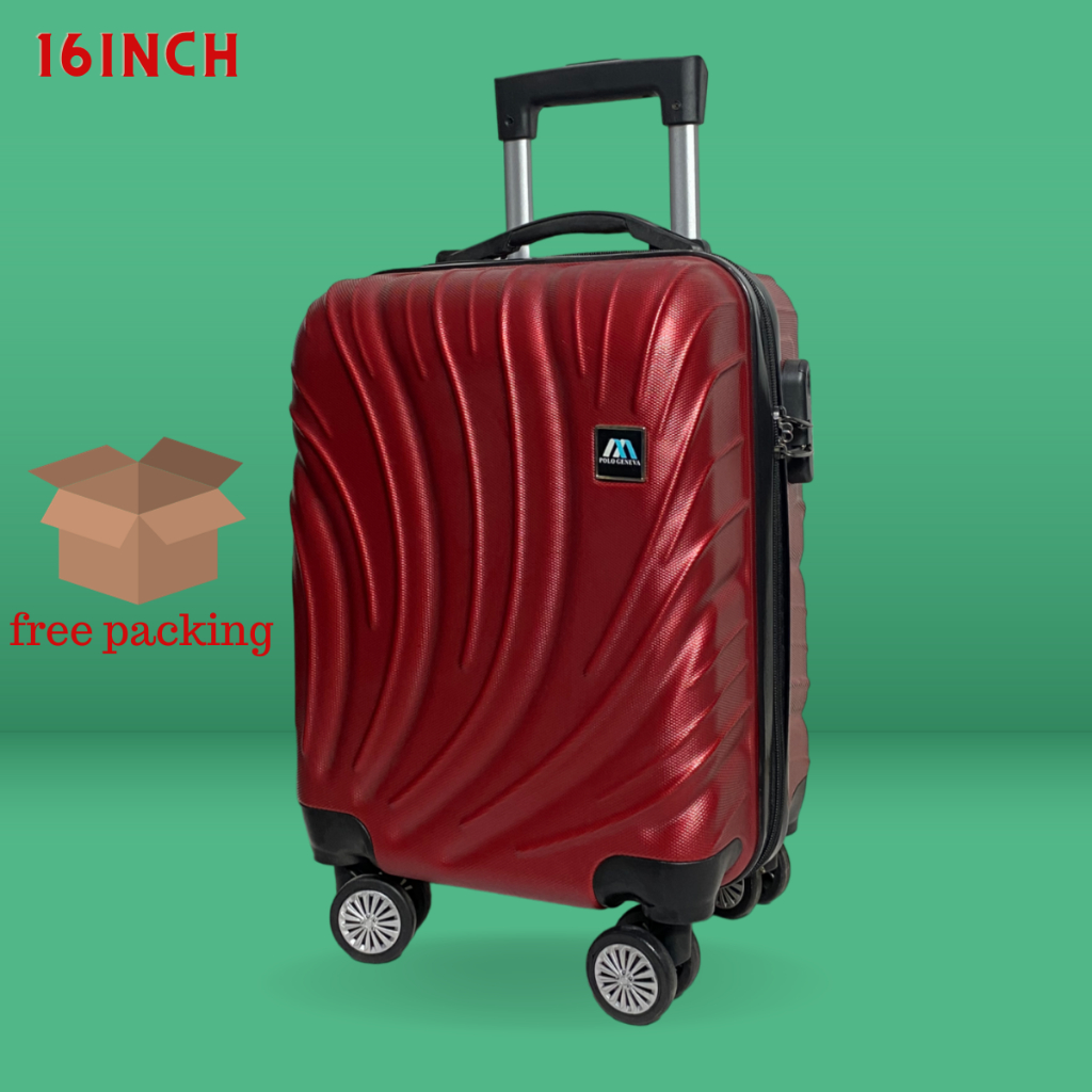 Koper 16 Inch Polo 027 Koper Mini Koper Anak Murah Kabin Size Koper Travel Koper Kecil Bahan Fiber A