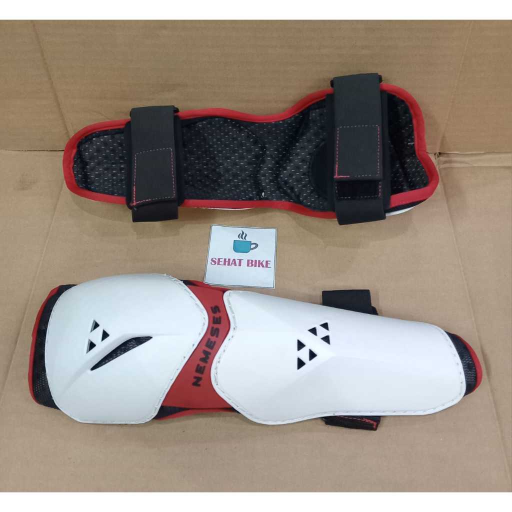 Knee Protector Pelindung Lutut Bersepeda NEMESIS White Original Pelindung Bersepeda Trail