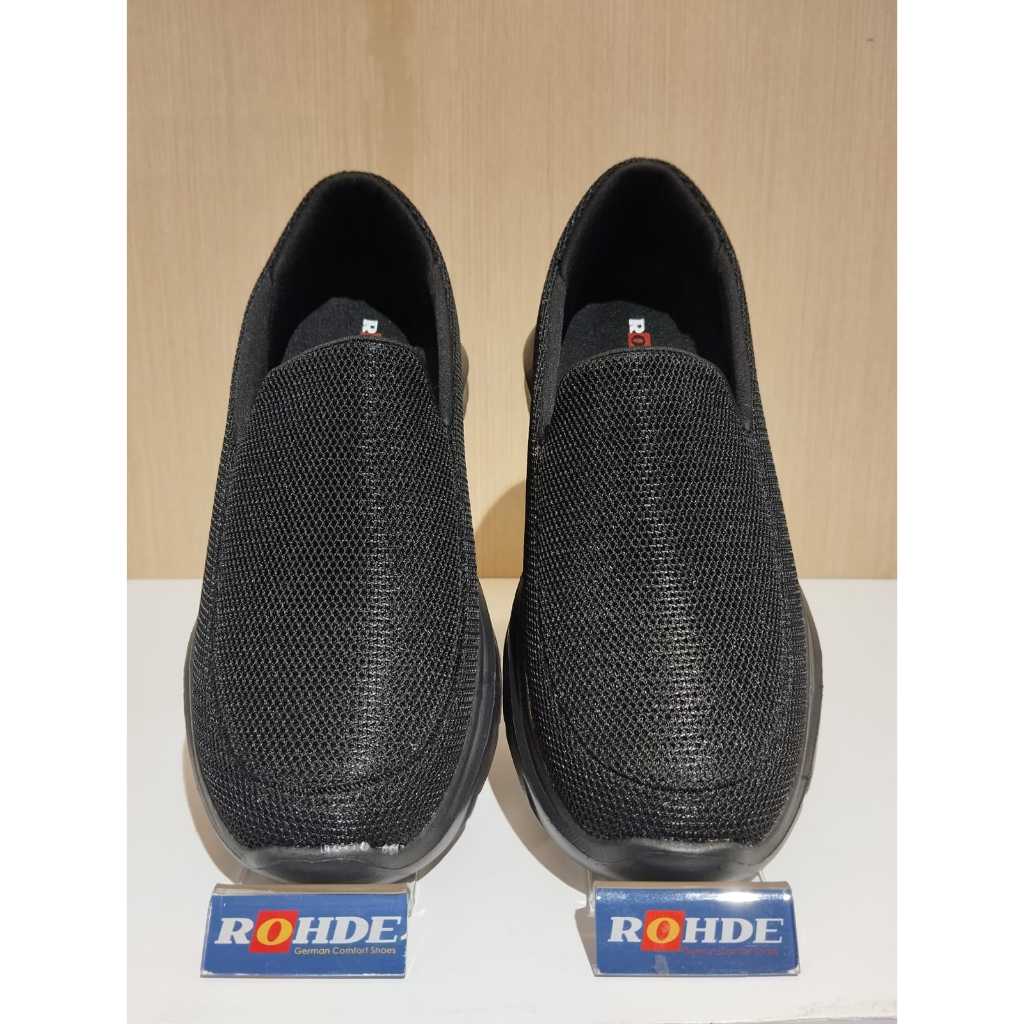 Rohde 6901 Sepatu Sneakers Wanita Warna Black & Grey