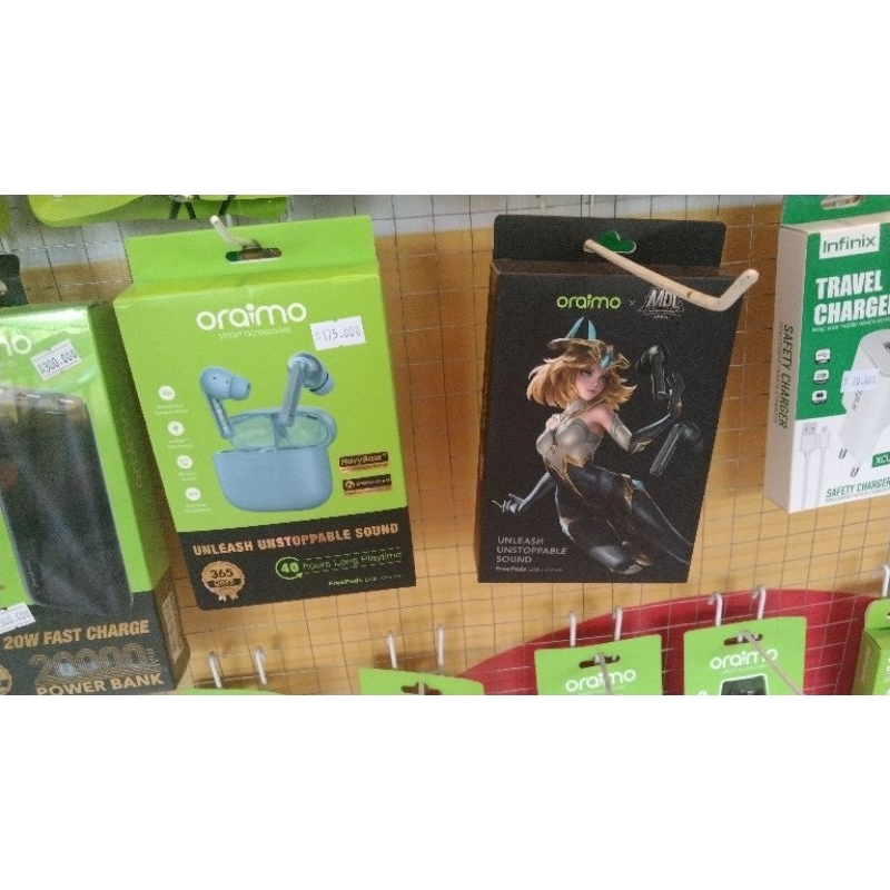 headset bluetooth oraimo tws 330 pot lite