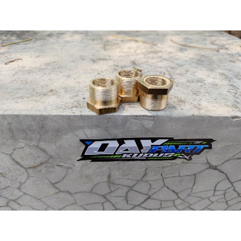 sambungan kran tanki tangki drat kecil ke drat besar Sambungan adaptor kran tirev Drat Kran Bensin T