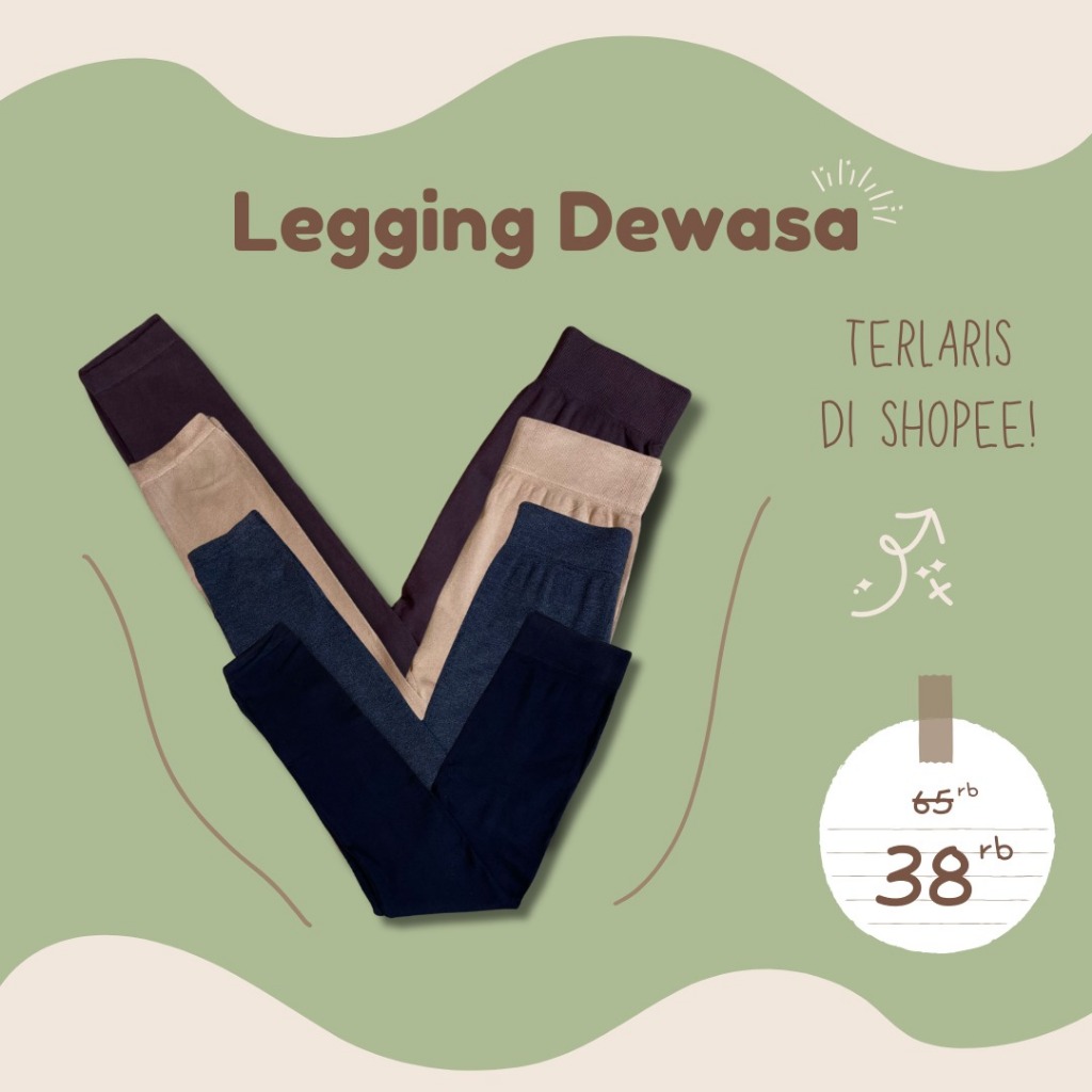 Legging Dewasa Polos Premium || Lagging Dewasa allsize || Lagging Wanita
