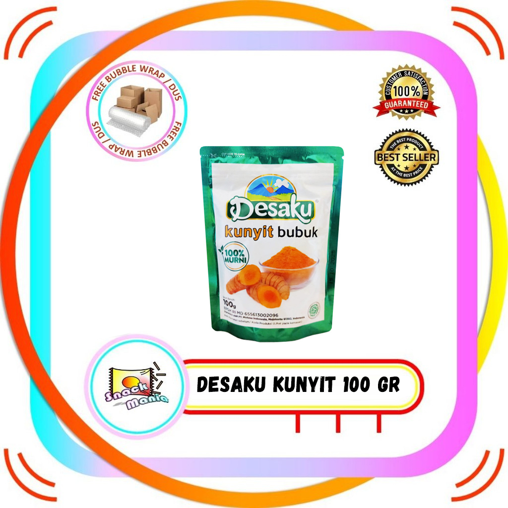 

Desaku Bubuk Kunyit Pouch 100 gr Turmeric Powder