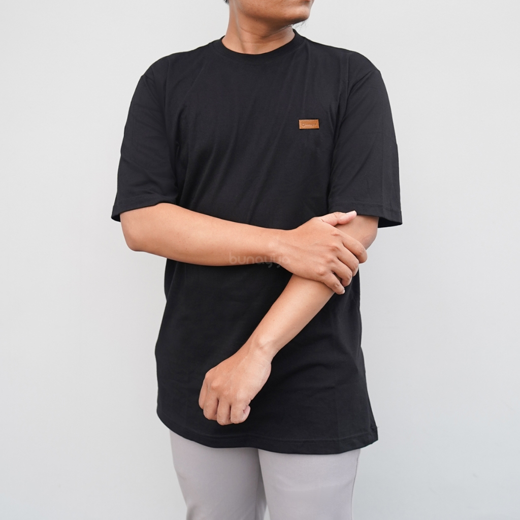 Kaos Pria Basic premium | Polos | Longline T-shirt By Bunayya