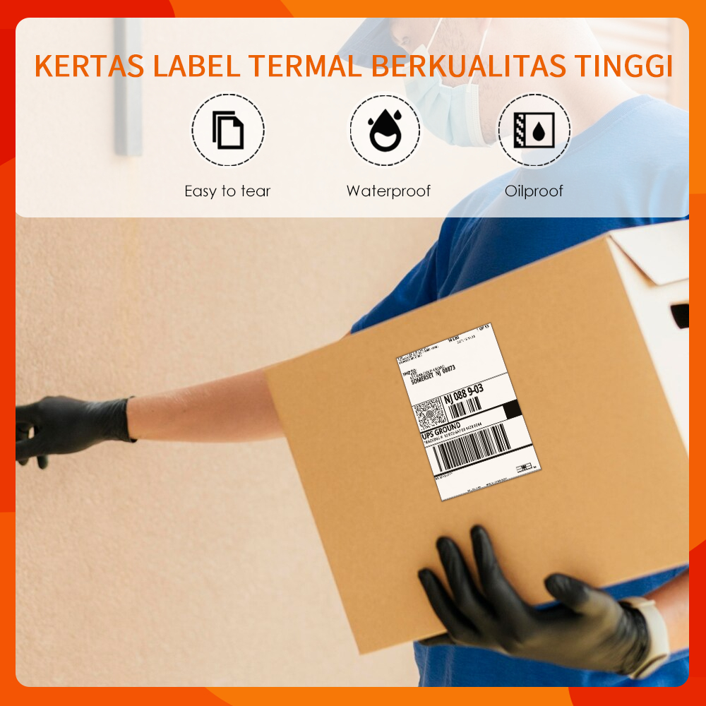 

100*150mm 1000/2000/4000PCS A6 Label Paper JT Express Paper Roll Paper Good Quality A6 Thermal