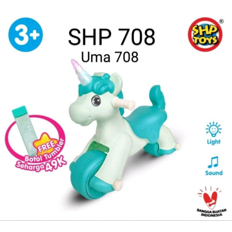 Mainan Anak Kuda Unicorn SHP 708 UMA 708 / shp 625 /SHP TOYS 708
