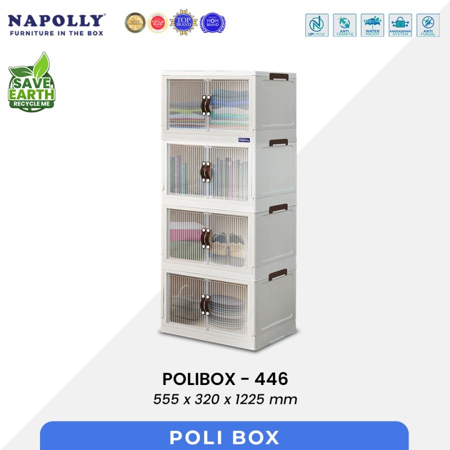 RAK SERBAGUNA / RAK SUSUN POLIBOX 446 NAPOLLY