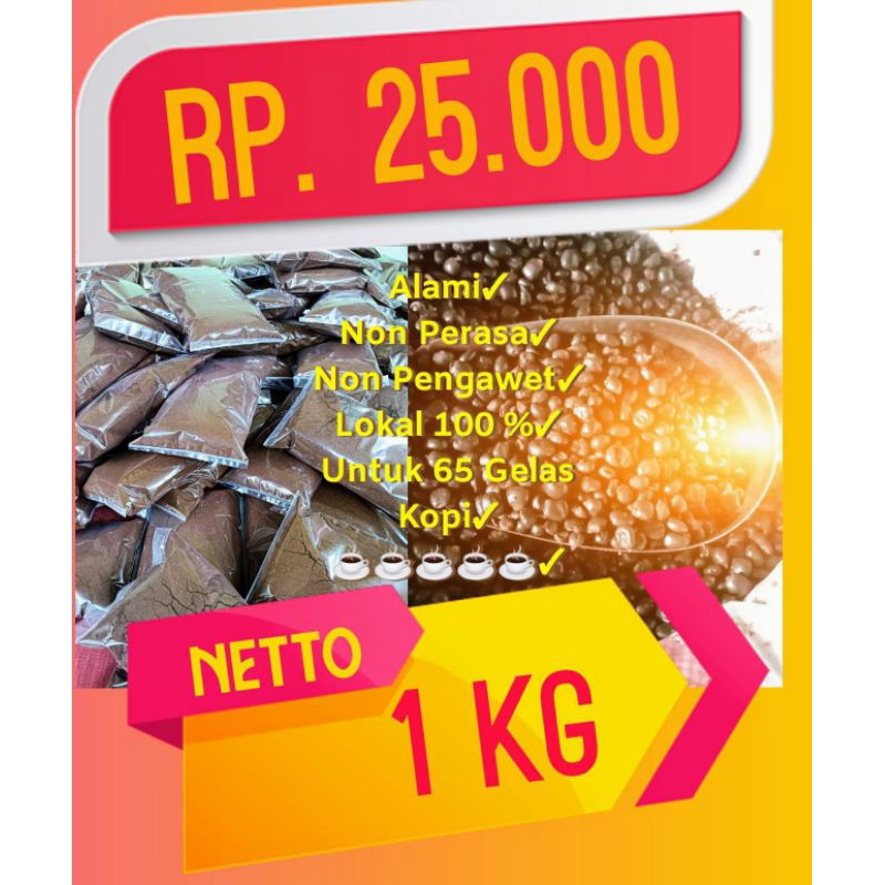 

Kopi Jagung Oven / Sangrai Alami Aman untuk Lambung 1 kg ( 1000 gram )