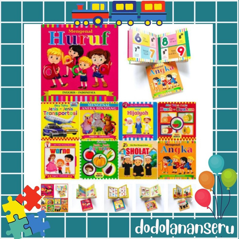 

DDS - Boardbook Balita Murah Terjangkau / Board book Inggris - Indonesia / Buku Anak Balita