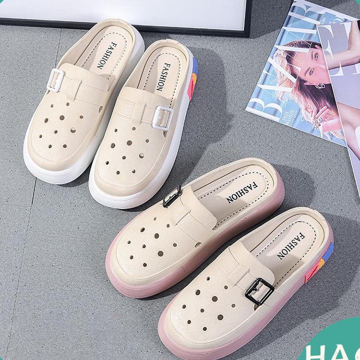 Sale Sepatu Sandal Wedges Wanita Jelly Gesper terbaru 2023