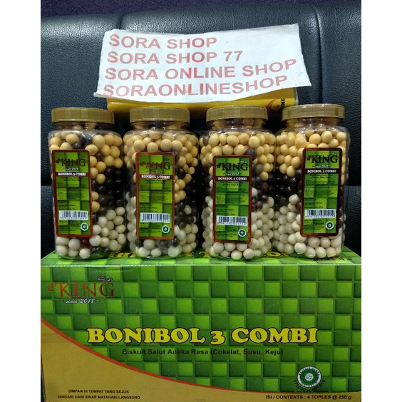 

5.5 COD 1 Toples Bonibol 3 Combi d' King (Cokelat, Susu Dan Keju)