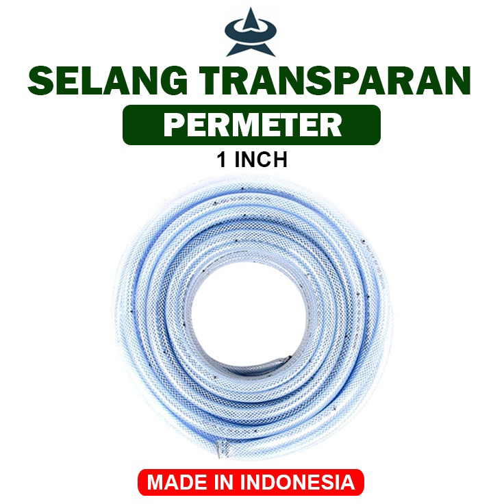 HOT GEMUK Selang Air 1 Inchi / selang 1 inchi / Selang transparan Serat Tali 1" / Selang Permeter / 