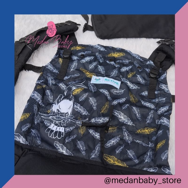 Bayiku.id Activa Baby Carrier Motif Bangga Indonesia