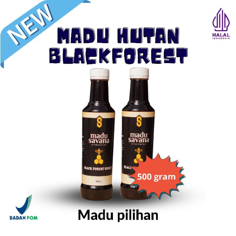 

madu savana hutan super blackforest 500 gram